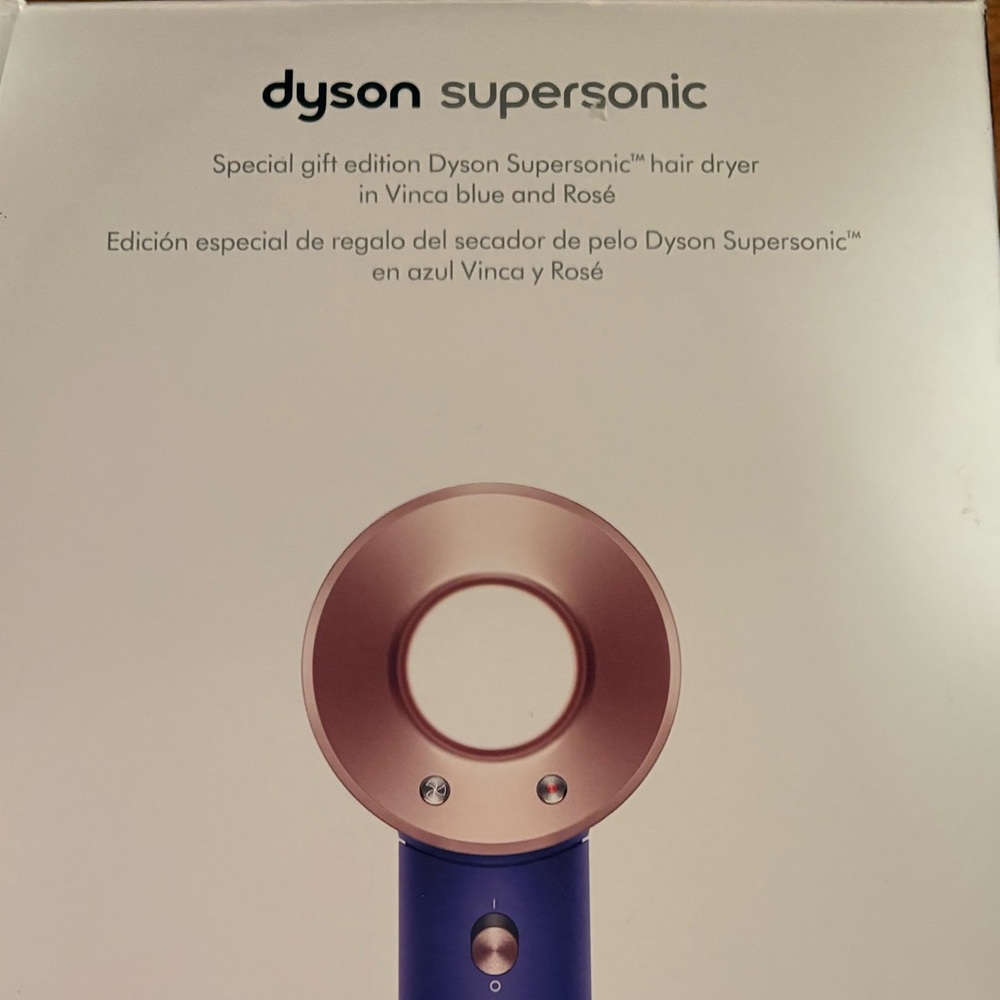 Dyson Supersonic Hair Dryer special in vinca blue and rose new with box - Picture 16 of 16